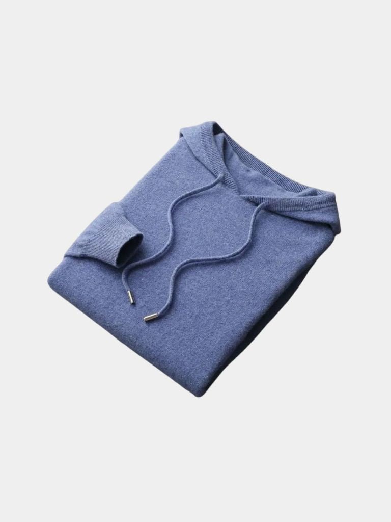 Cashmere Hooded Sweater - Luxury Soft Knitwear by Viretti Milano
