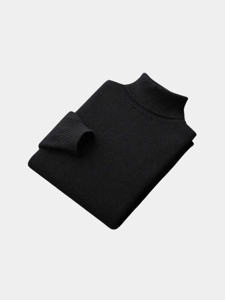 Merino Wool Turtleneck | Premium Italian Winter Sweater