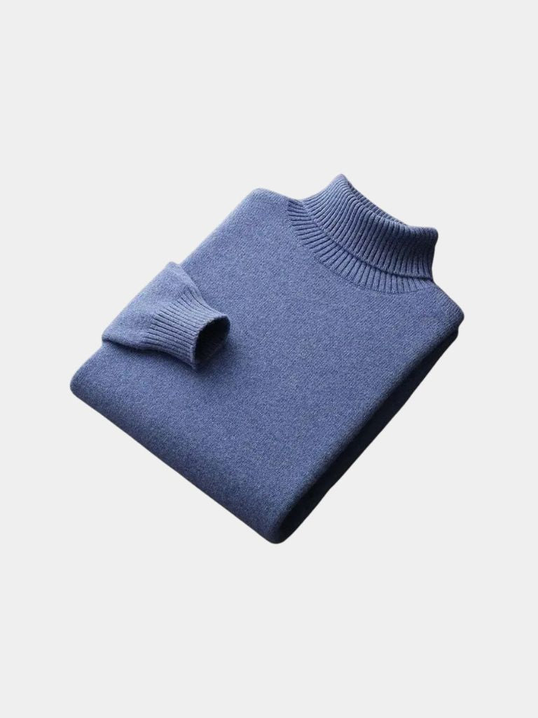Merino Wool Turtleneck | Premium Italian Winter Sweater
