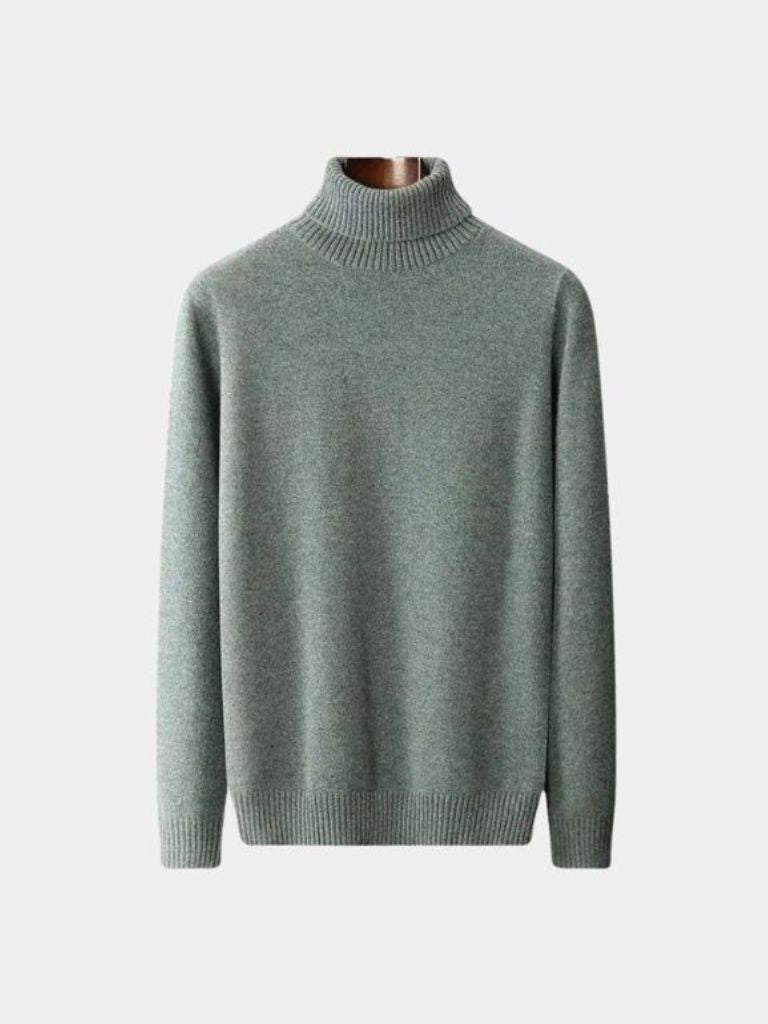 Merino Wool Turtleneck | Premium Italian Winter Sweater