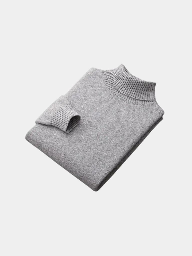 Merino Wool Turtleneck | Premium Italian Winter Sweater