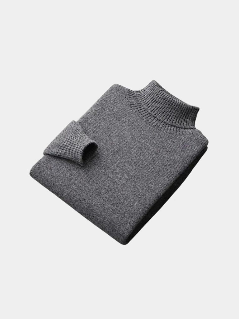Merino Wool Turtleneck | Premium Italian Winter Sweater