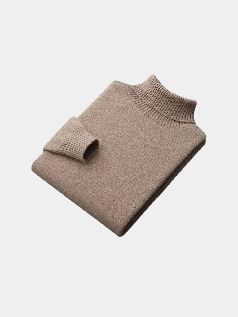 Merino Wool Turtleneck | Premium Italian Winter Sweater