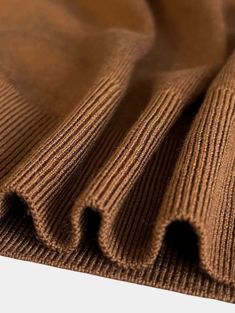 Wool Knit Pullover – Classic V-Neck Sweater