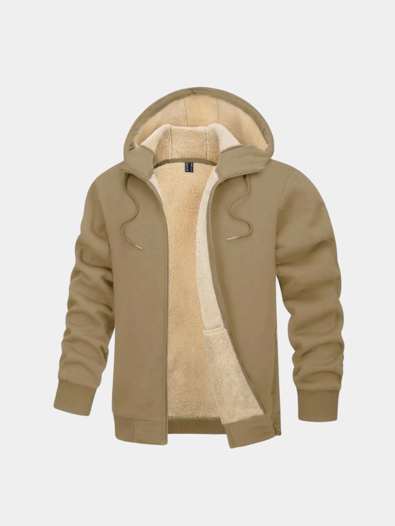 Sherpa Hoodie Jacket – Durable Thermal Fleece