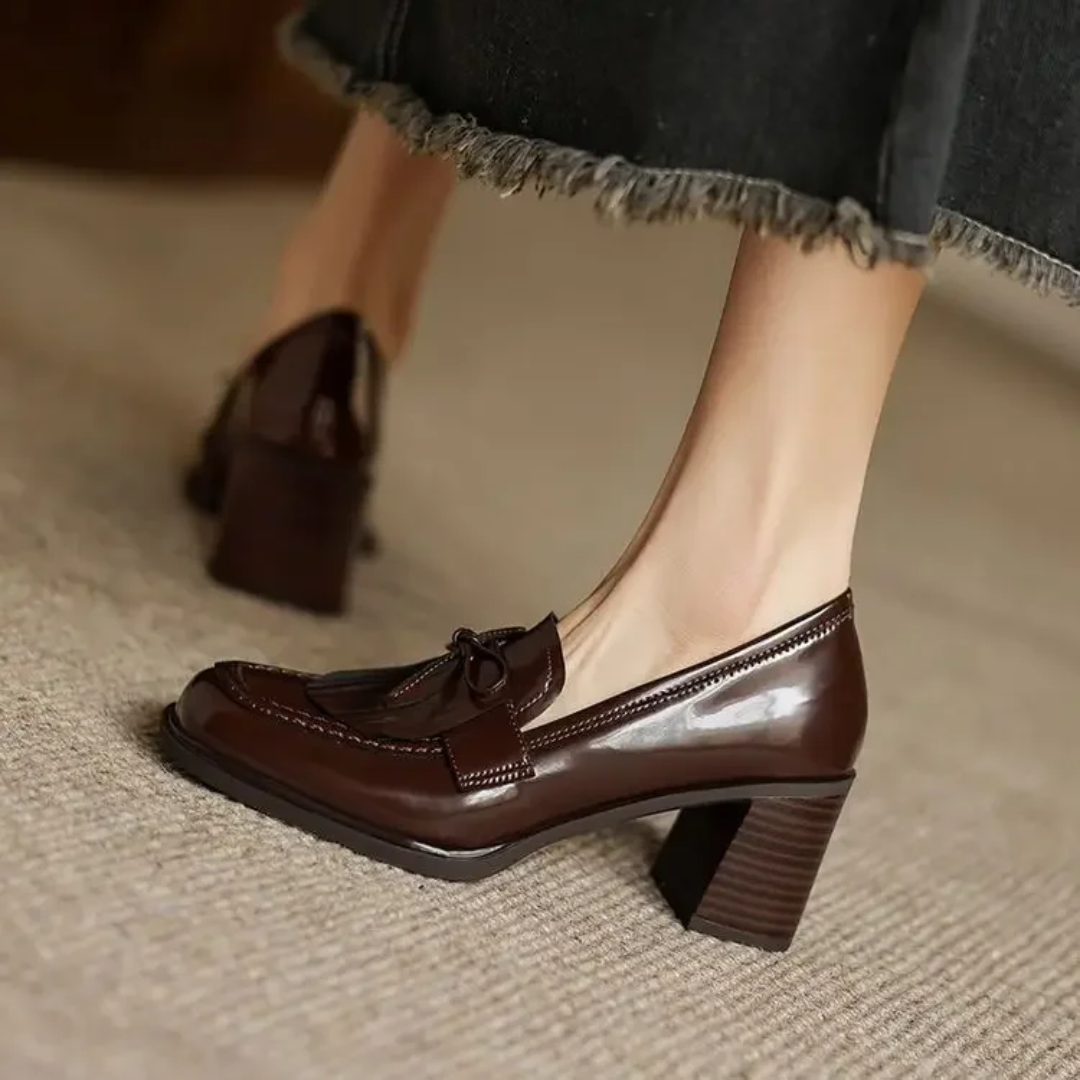 Dorothy Loafer Pumps – Premium Leather Tassel