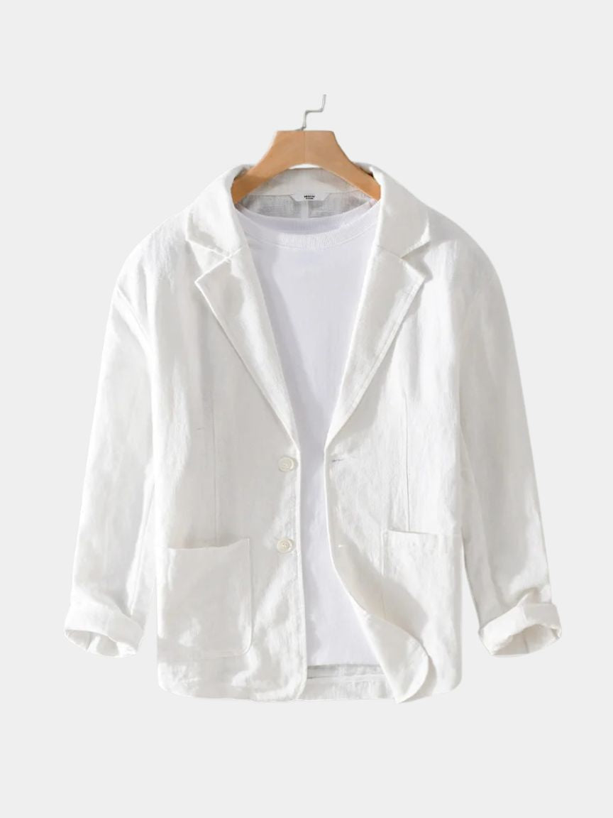 Summer Linen Blazer - Classic Breathable Jacket