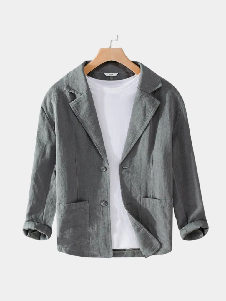 Summer Linen Blazer - Classic Breathable Jacket
