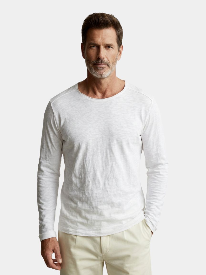 Vintage Cotton T-Shirt – Essential Long Sleeve