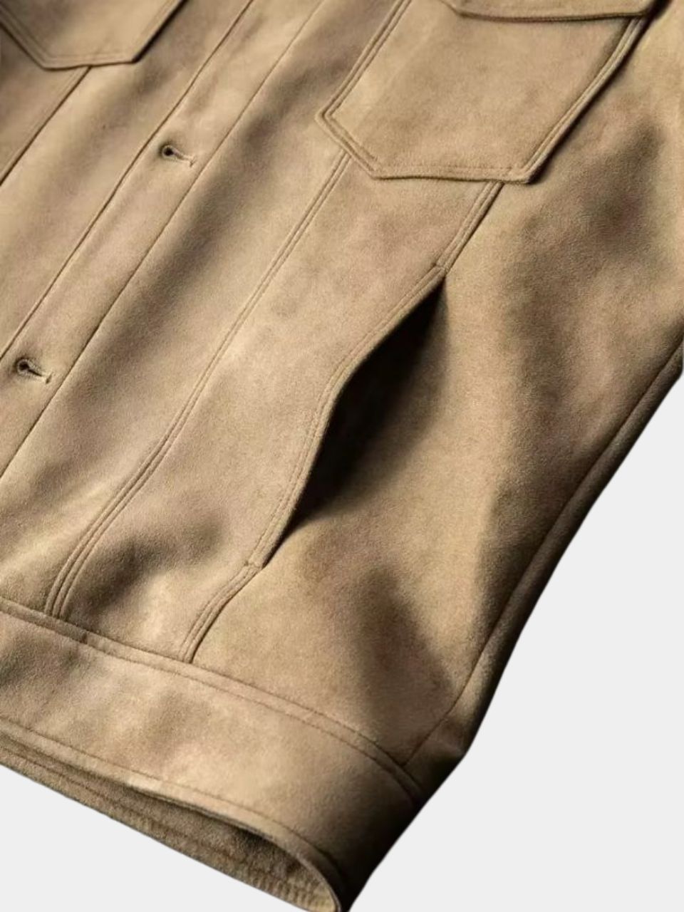 Leather Aviator Jacket | Cozy Tailored Fit