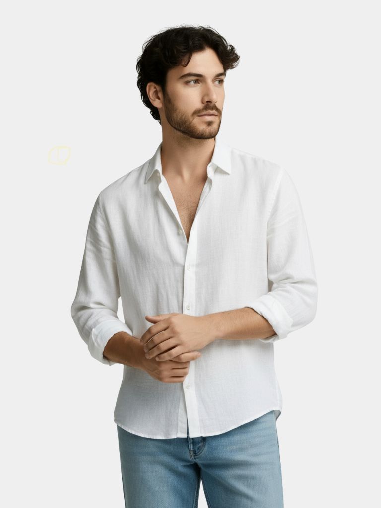 Summer Linen Shirt – Tailored Fit