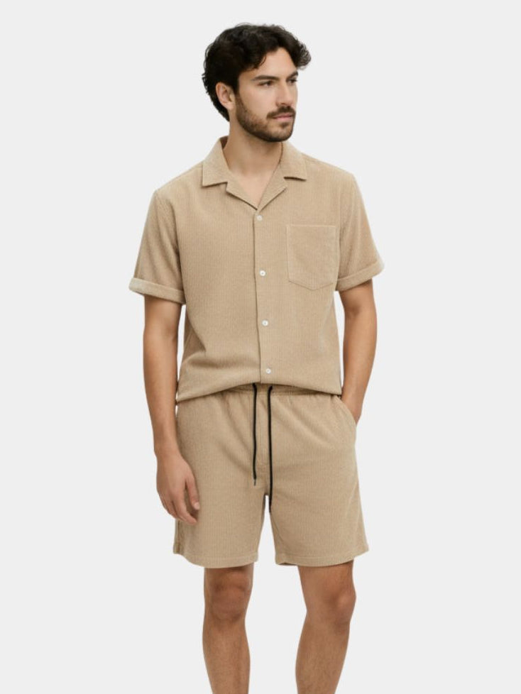 Corduroy Shorts Set – Classic Summer