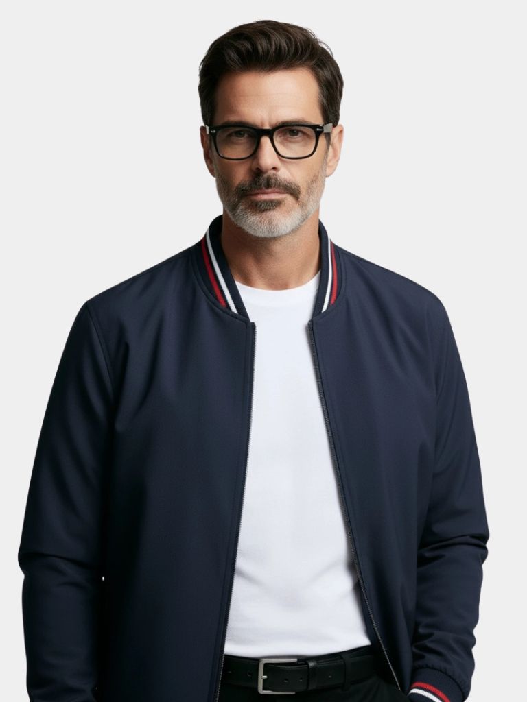 Casual Bomber Jacket - Lightweight Luxury
