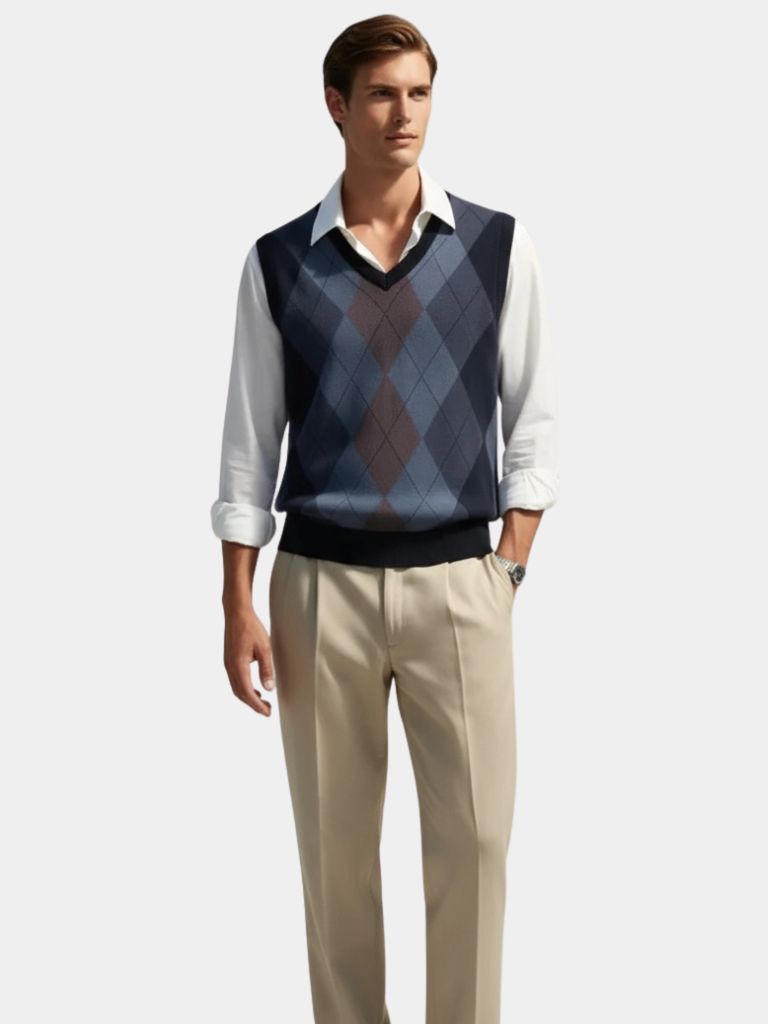 Academic Vest | Sophisticated Office Wear