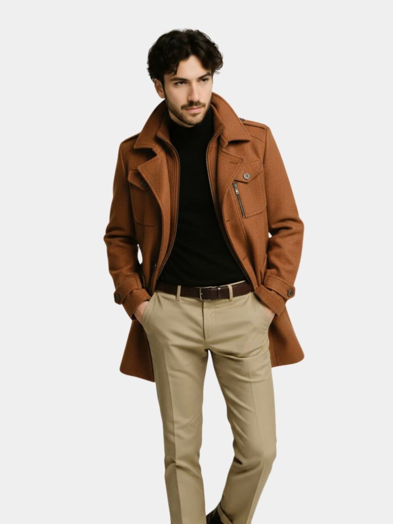 Two-Piece Winter Coat – Wool Blend