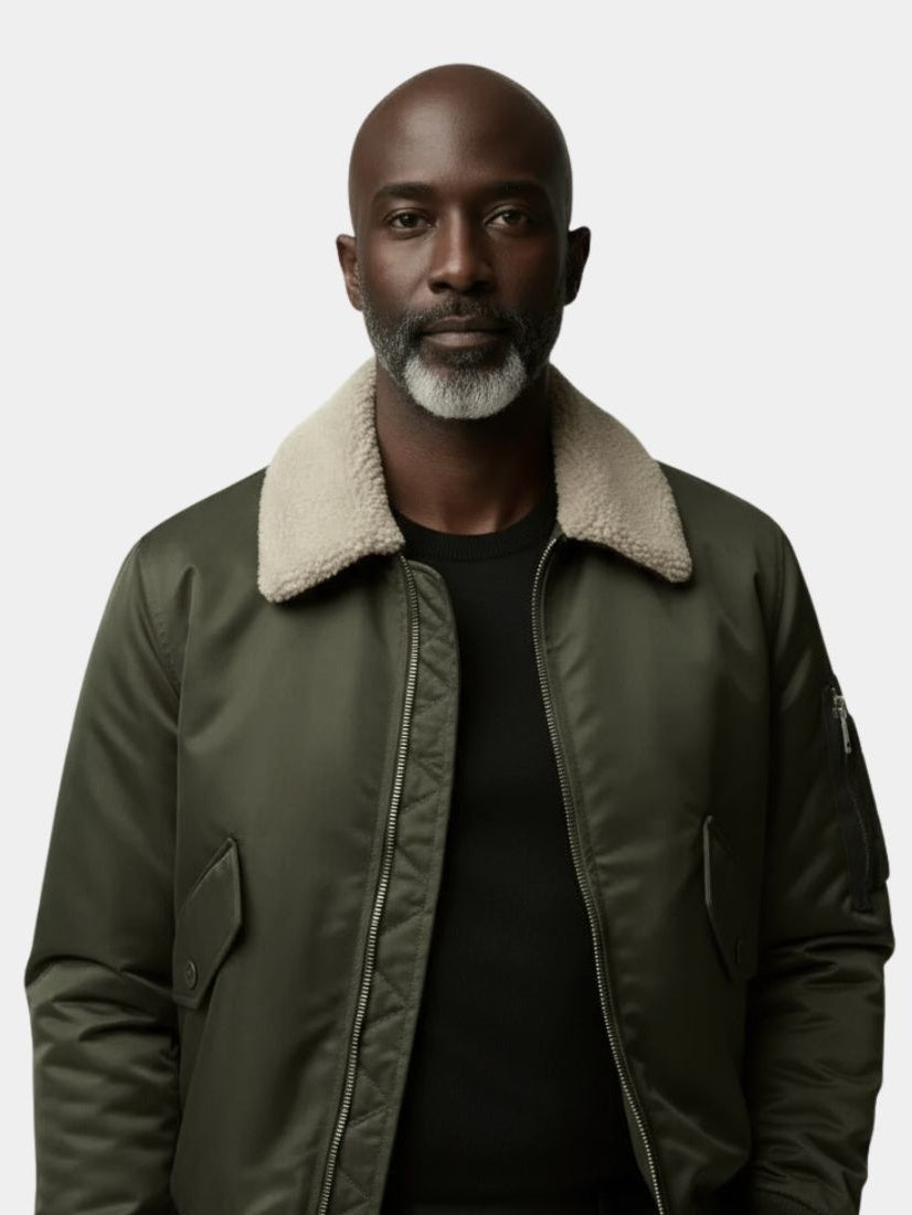 Casual Fleece Jacket - Classic Bomber