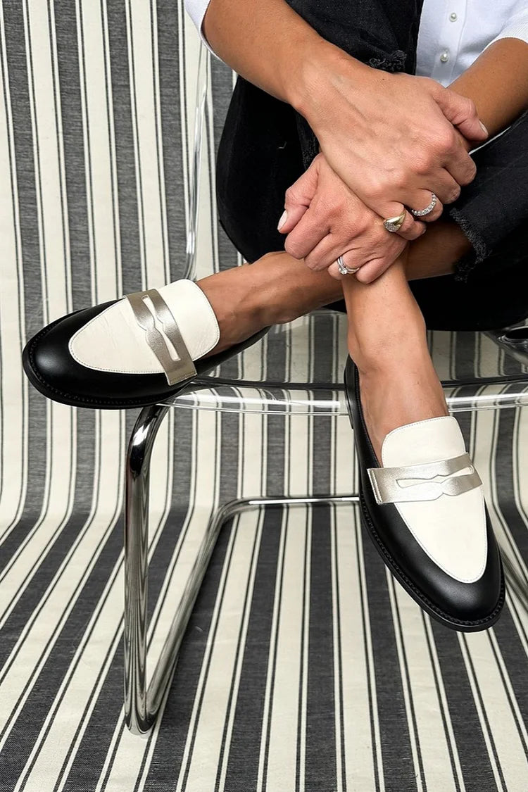 Classic Loafers | Black White Style