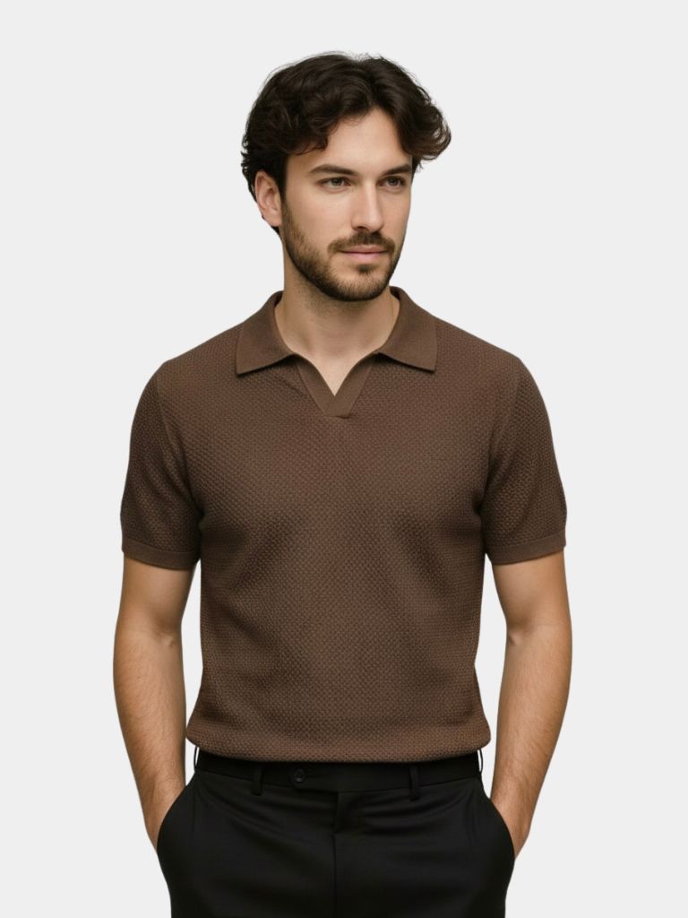 Brown Polo Shirt Classic Style