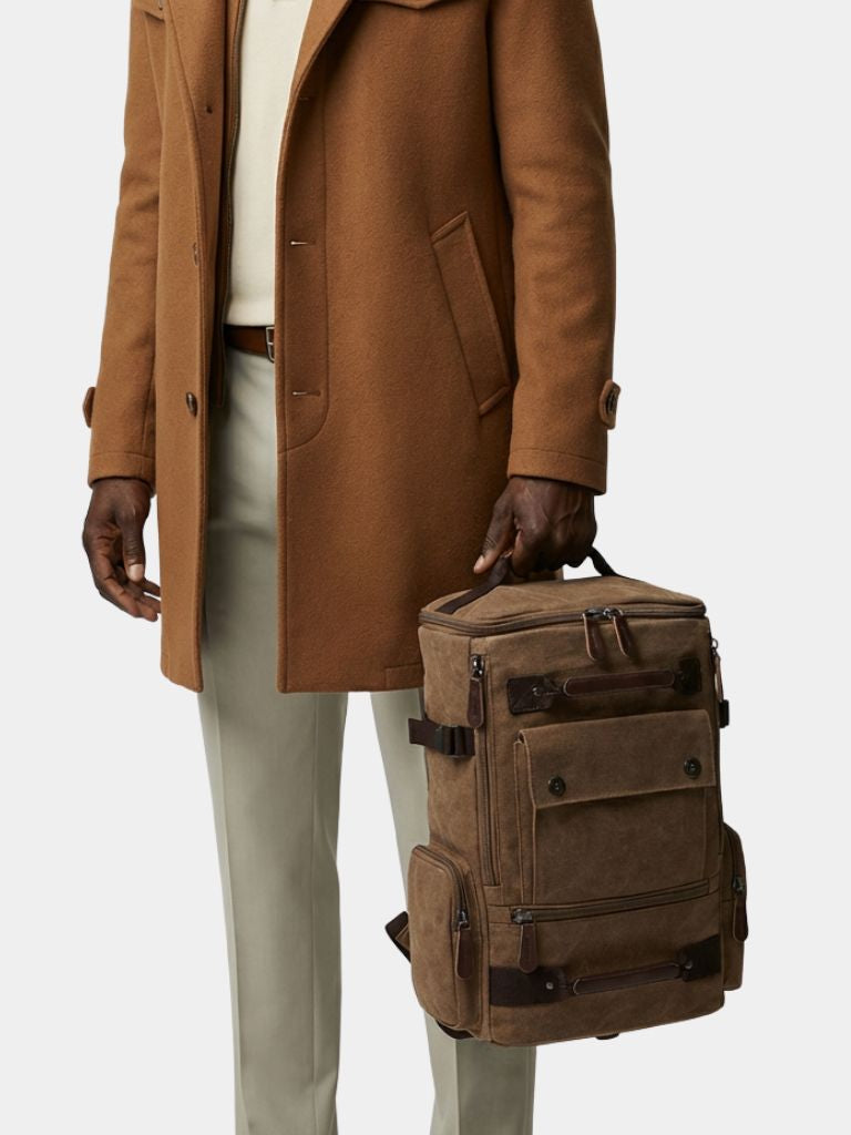 Vintage Backpack – Classic Leather Carryall