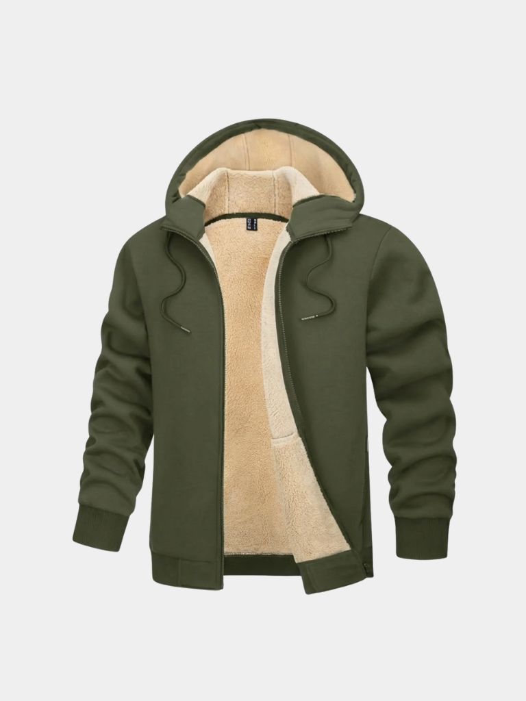 Sherpa Hoodie Jacket – Durable Thermal Fleece