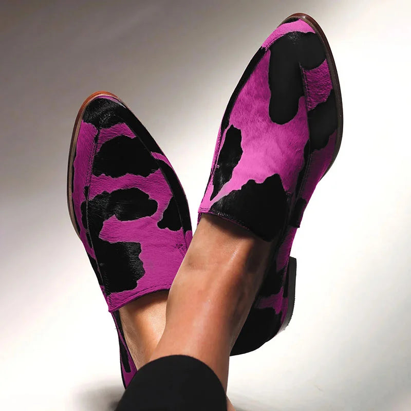 Animal Print Loafers – Bold Statement
