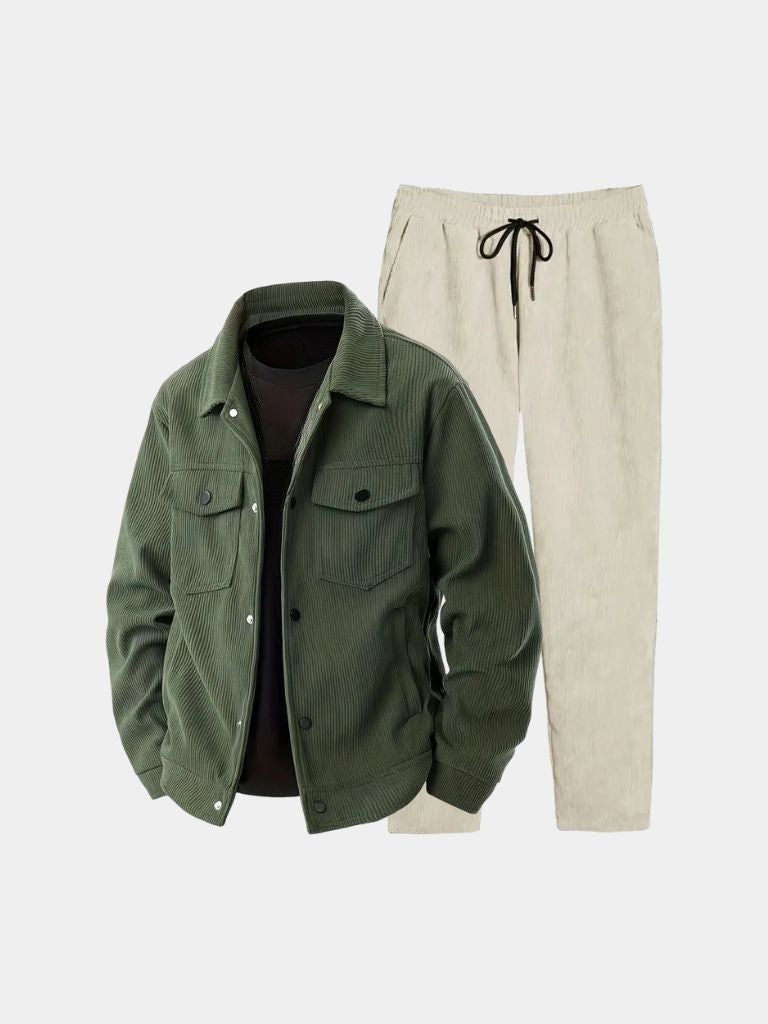 Ivory Corduroy Outfit | Soft, Versatile Wear