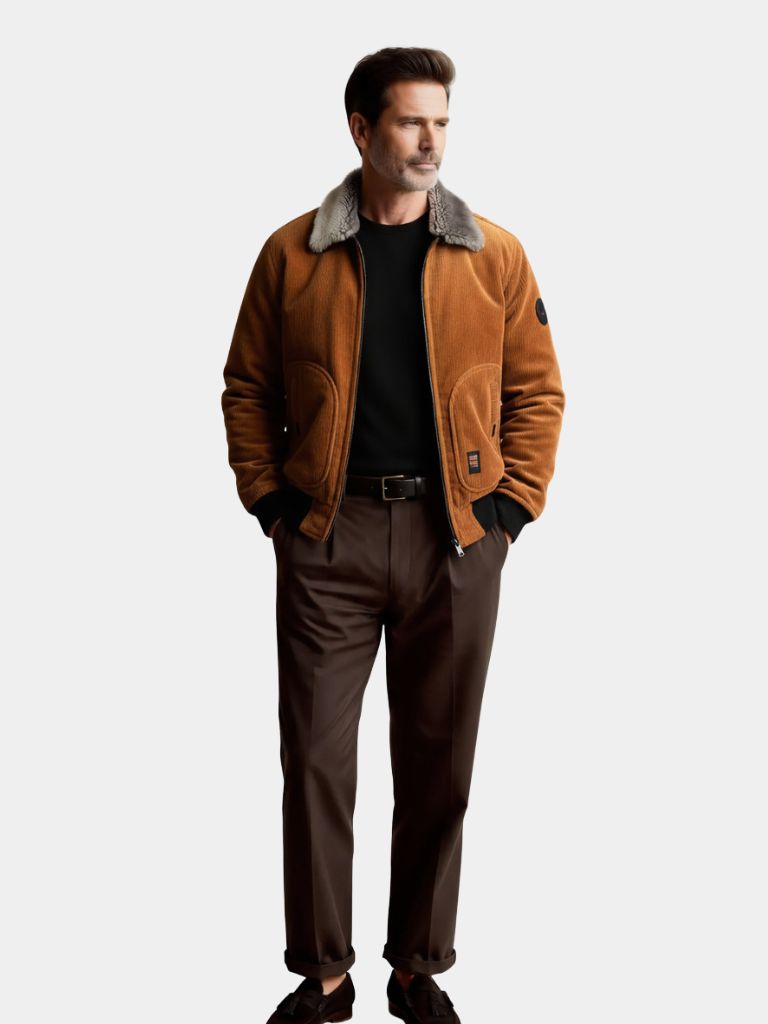 Thermal Windbreaker Jacket – Corduroy Coat