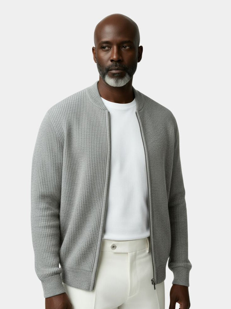 Soft Cotton Jacket | Lightweight Knitwear