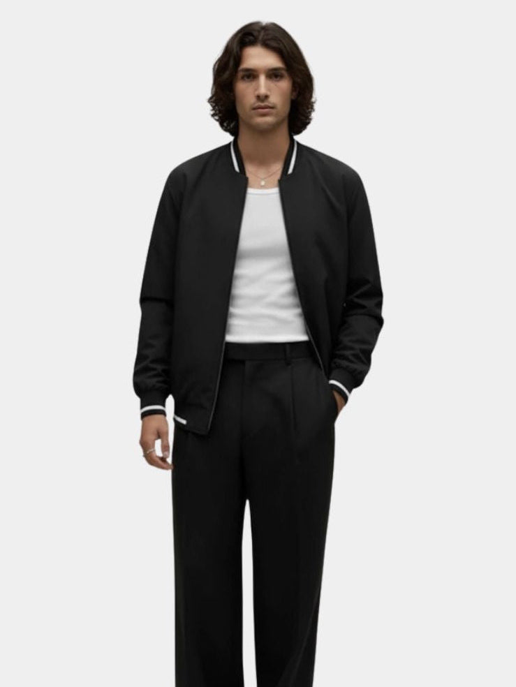 Baseball Bomber Jacket - Stylish Urban Coat