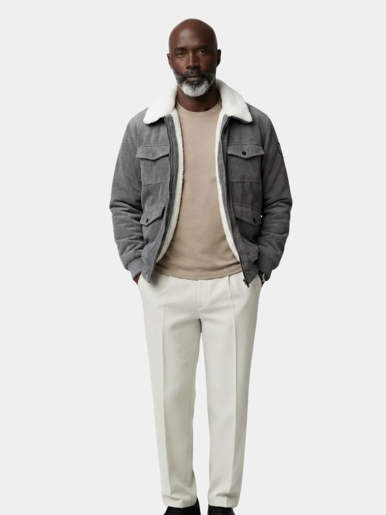 Sherpa Cargo Jacket Iron Ore