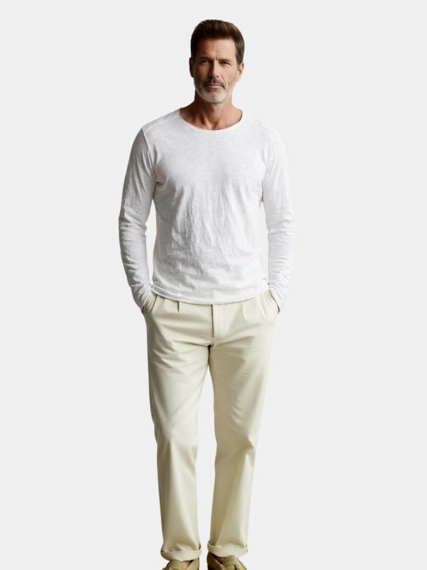 Vintage Cotton T-Shirt – Essential Long Sleeve