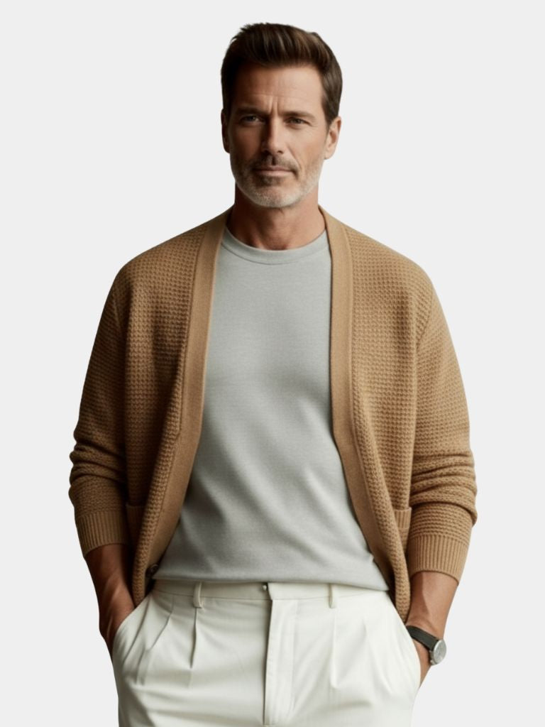 Classic Jacquard Blazer | Timeless Italian Style