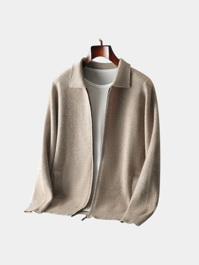 Cashmere Knit Jacket – Heritage Luxury Knitwear by Viretti Milano