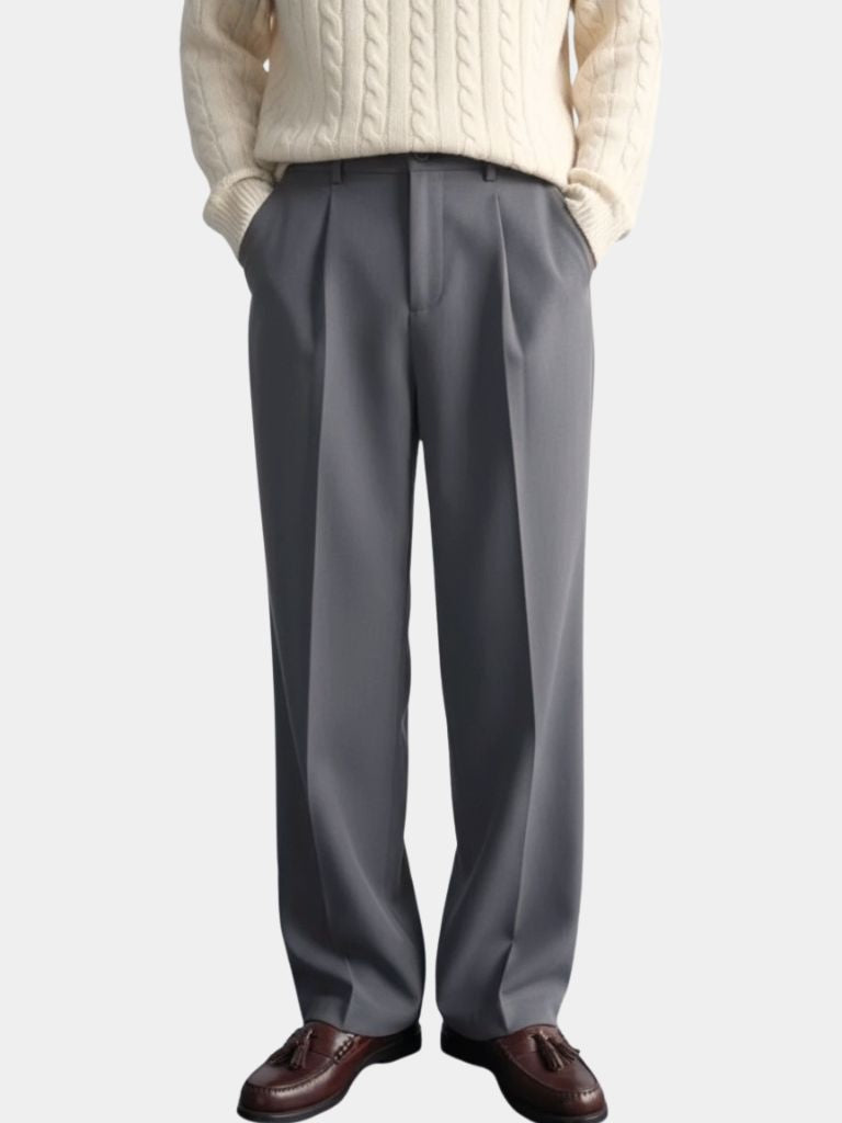 Minimalist Classic Trousers | Sophisticated Dress Pants