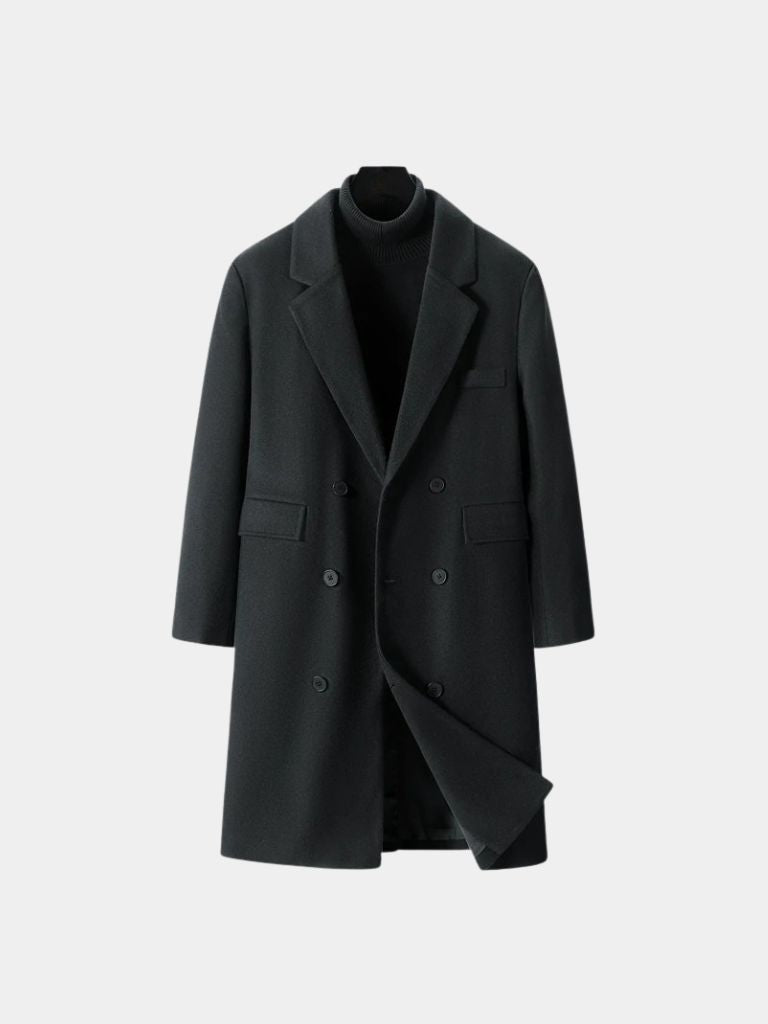 Executive Urban Coat – Modern Tailored Silhouette