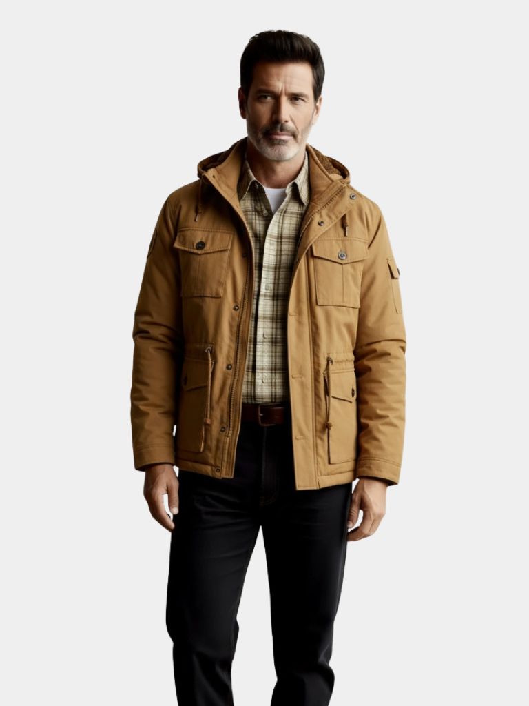 Fleece Bomber Jacket – Luxury Hooded Coat