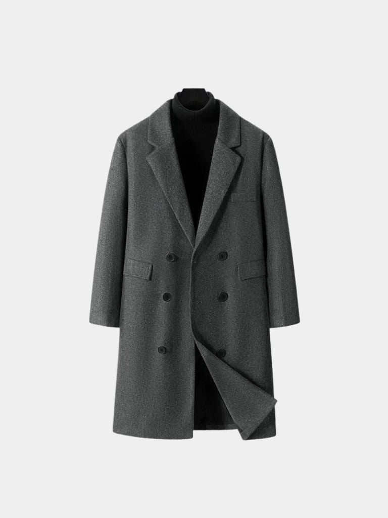 Executive Urban Coat – Modern Tailored Silhouette
