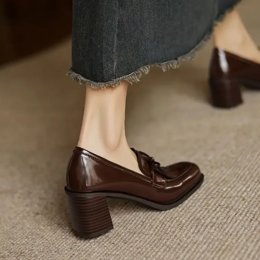 Dorothy Loafer Pumps – Premium Leather Tassel