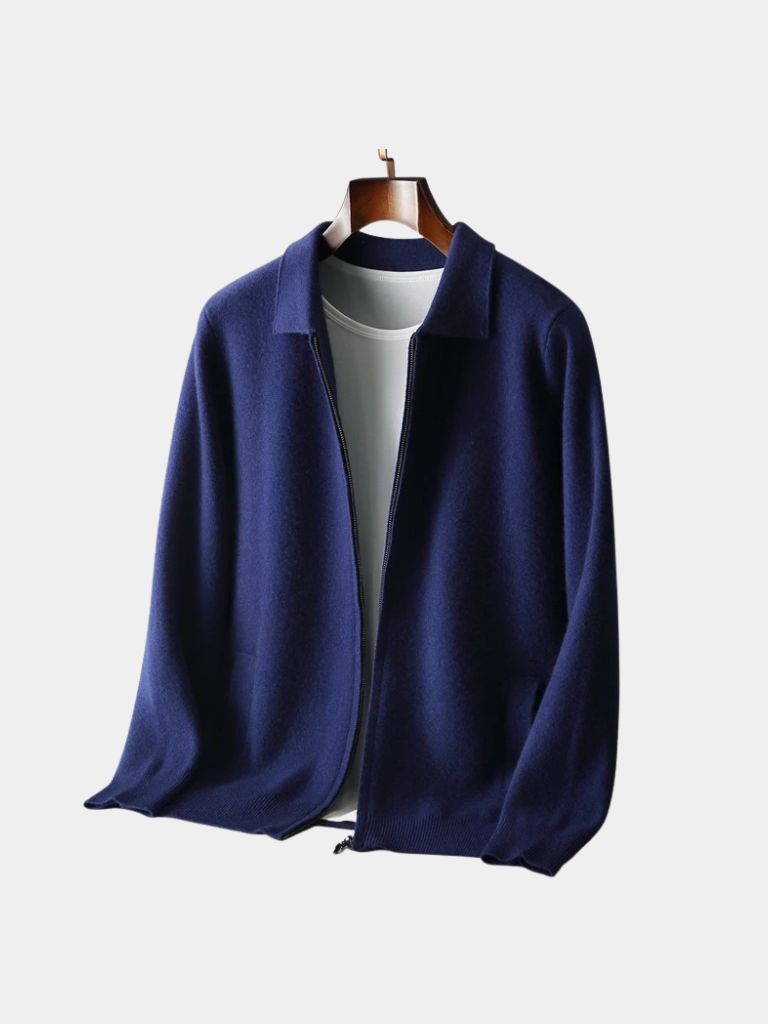 Cashmere Knit Jacket - Heritage Elegance