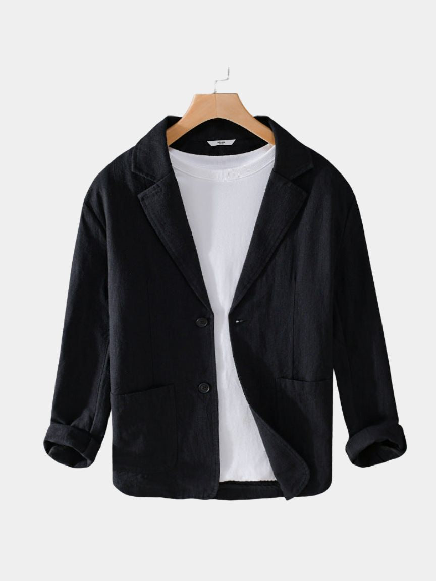 Summer Linen Blazer - Classic Breathable Jacket