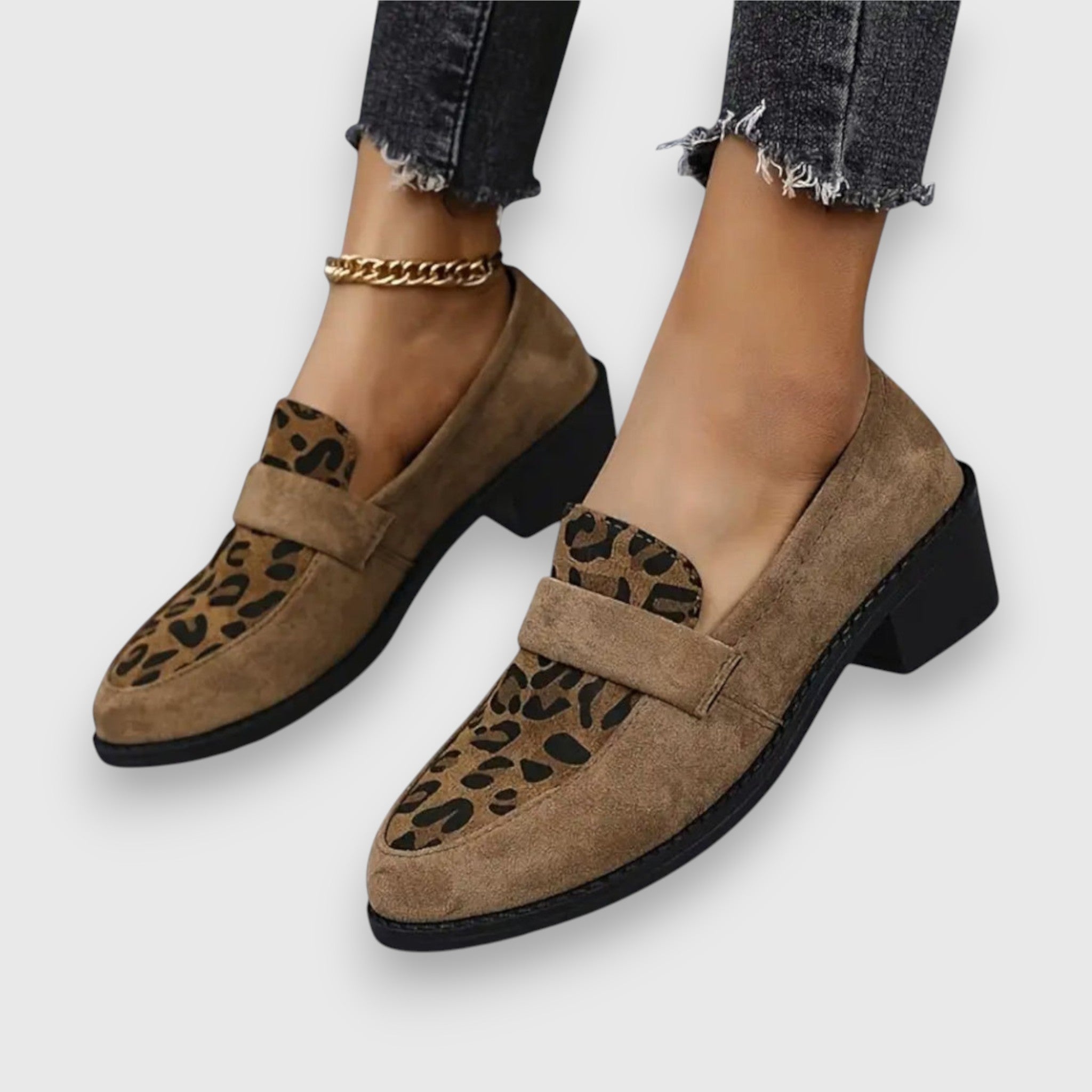 Comfortable Loafers Leopard Print