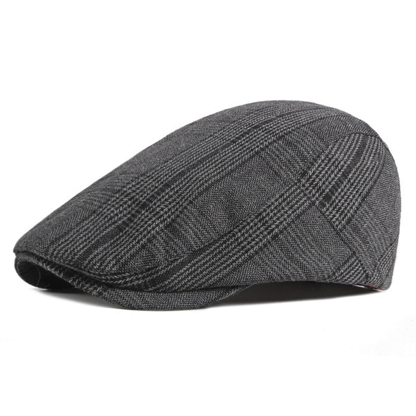 Plaid Flat Cap - Classic Adjustable