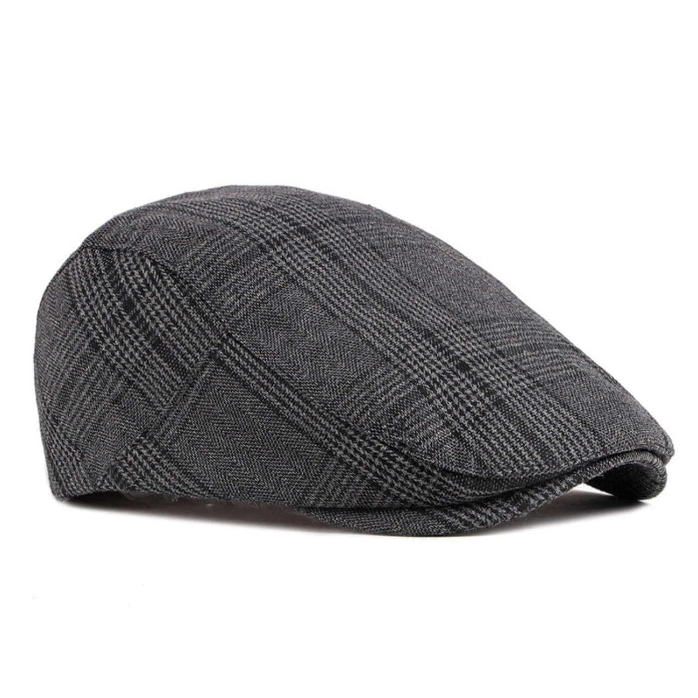 Checkered Flat Cap – Lightweight & Durable