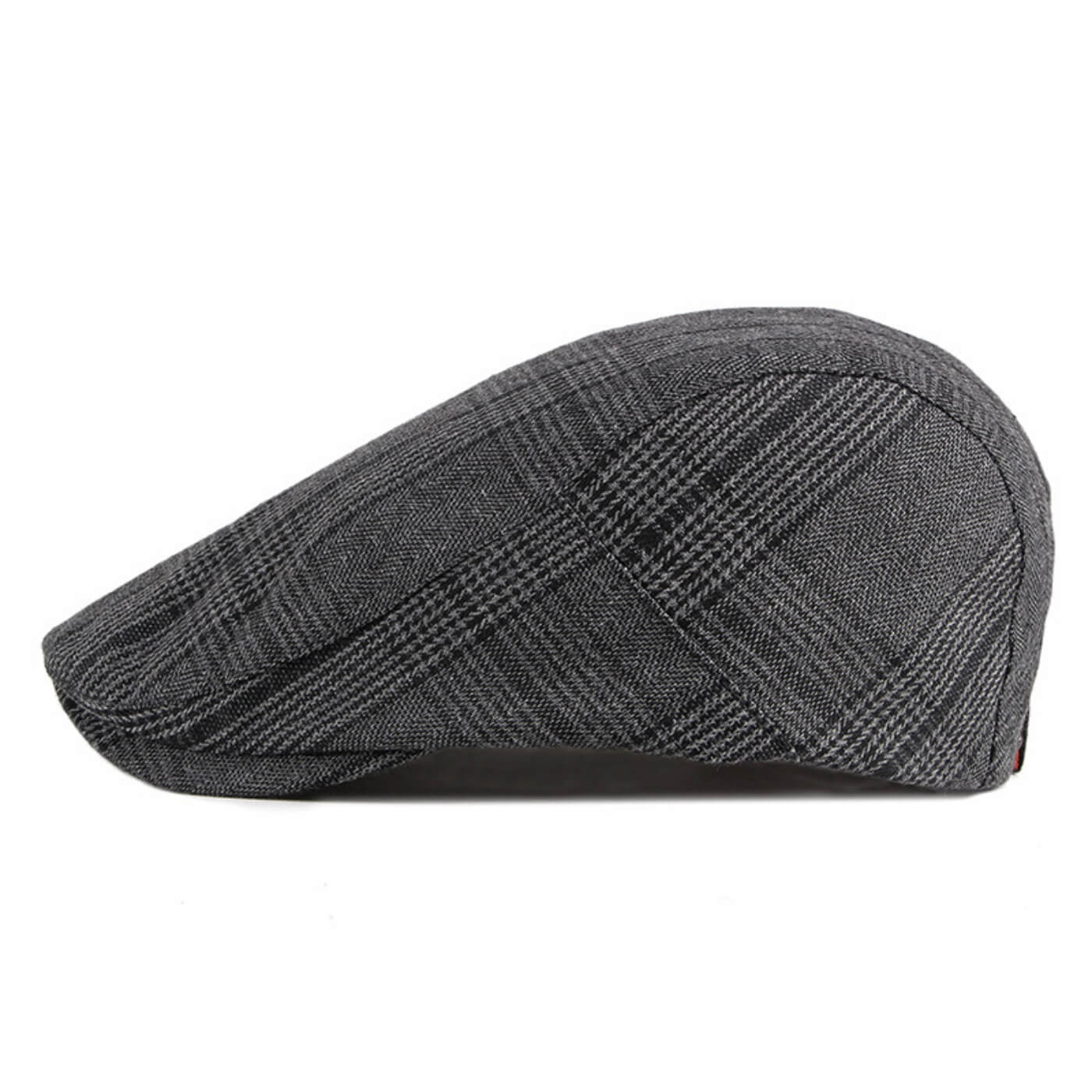 Plaid Flat Cap - Classic Adjustable