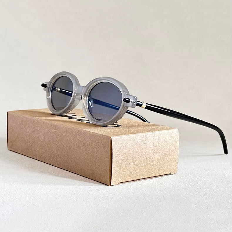 Retro Oval Sunglasses | Polycarbonate Frame
