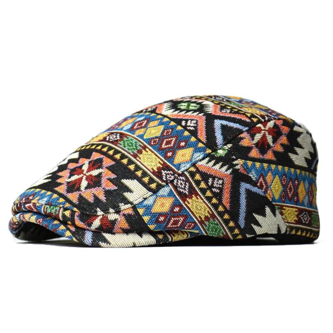Patterned Flat Cap – Stylish Ivy