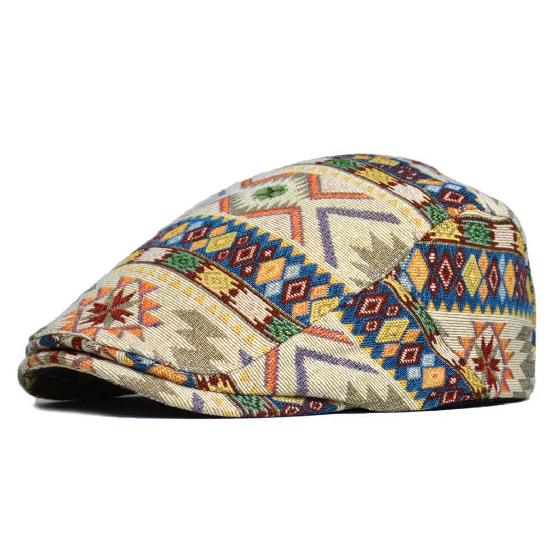 Patterned Flat Cap – Stylish Ivy