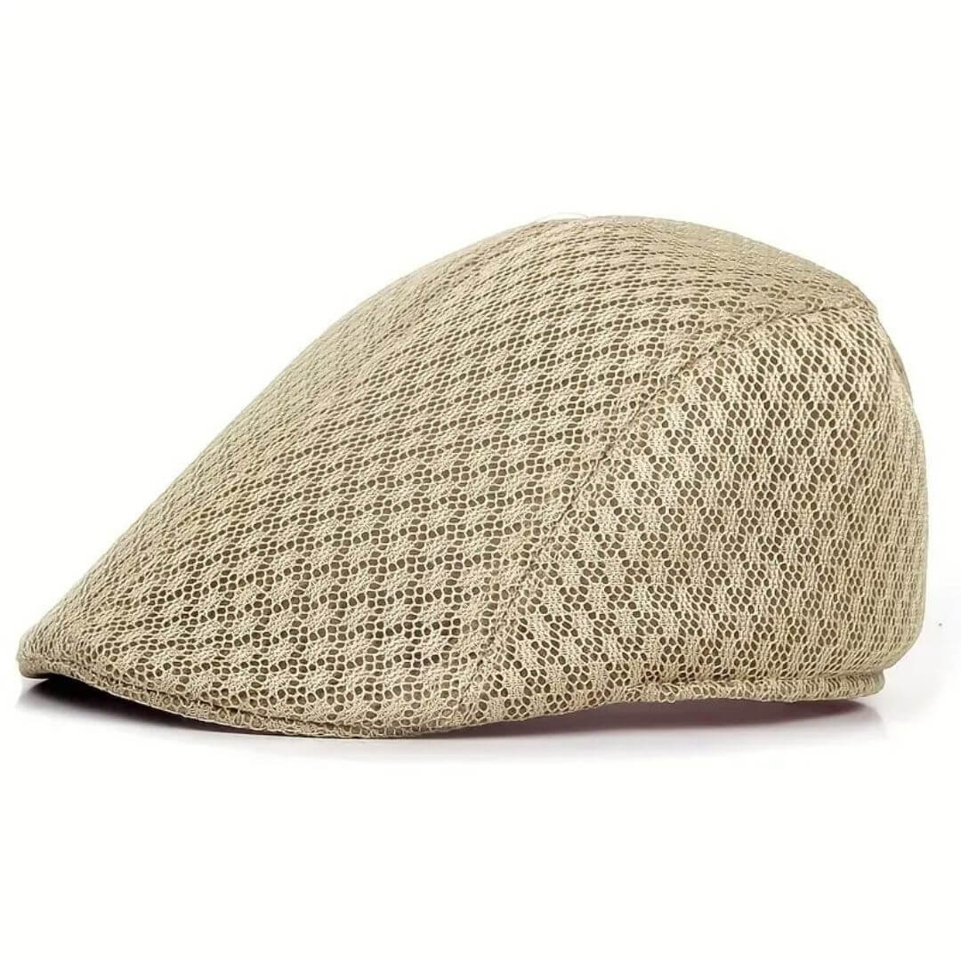 Mesh Flat Cap - Breathable Lightweight