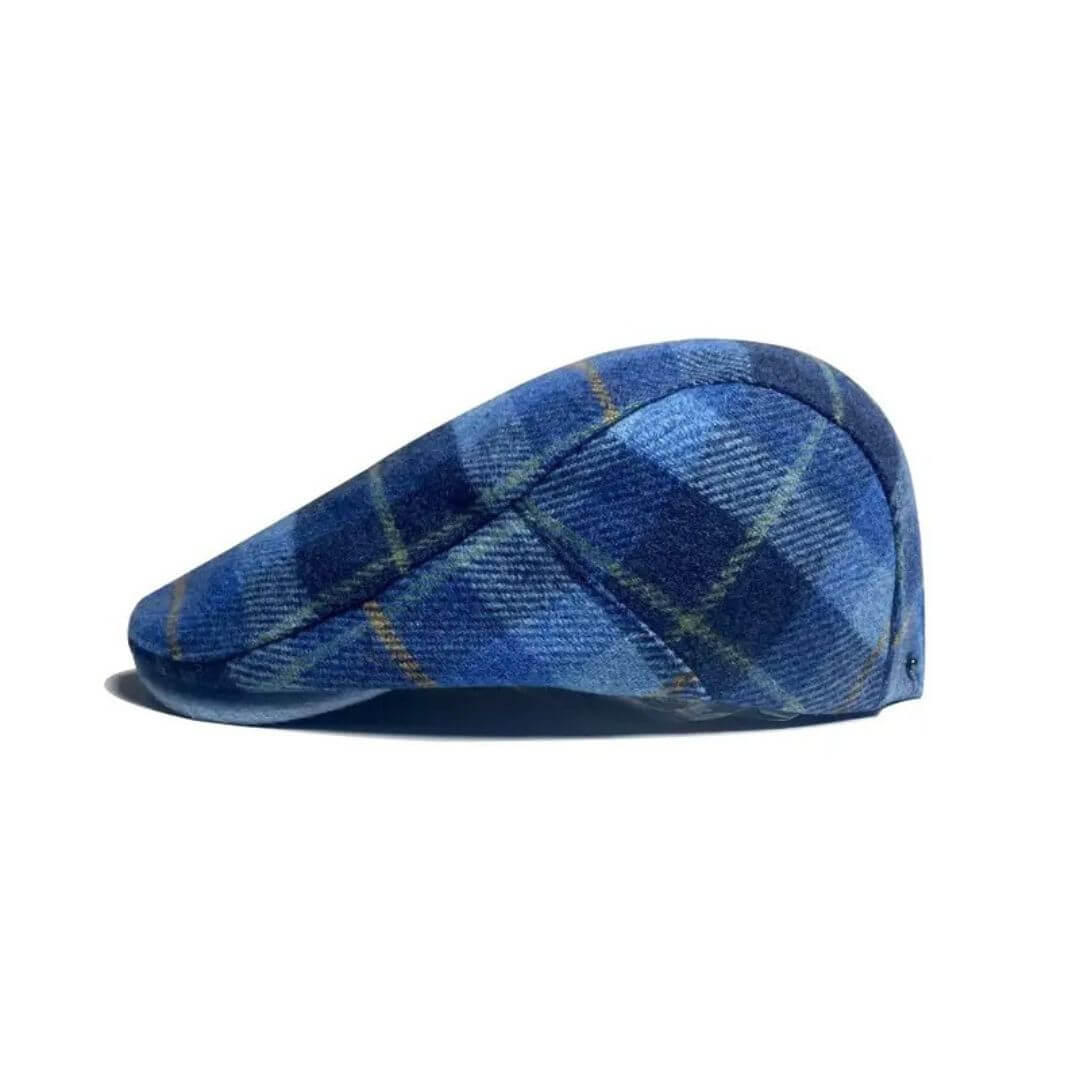 Wool Flat Cap – Classic Check