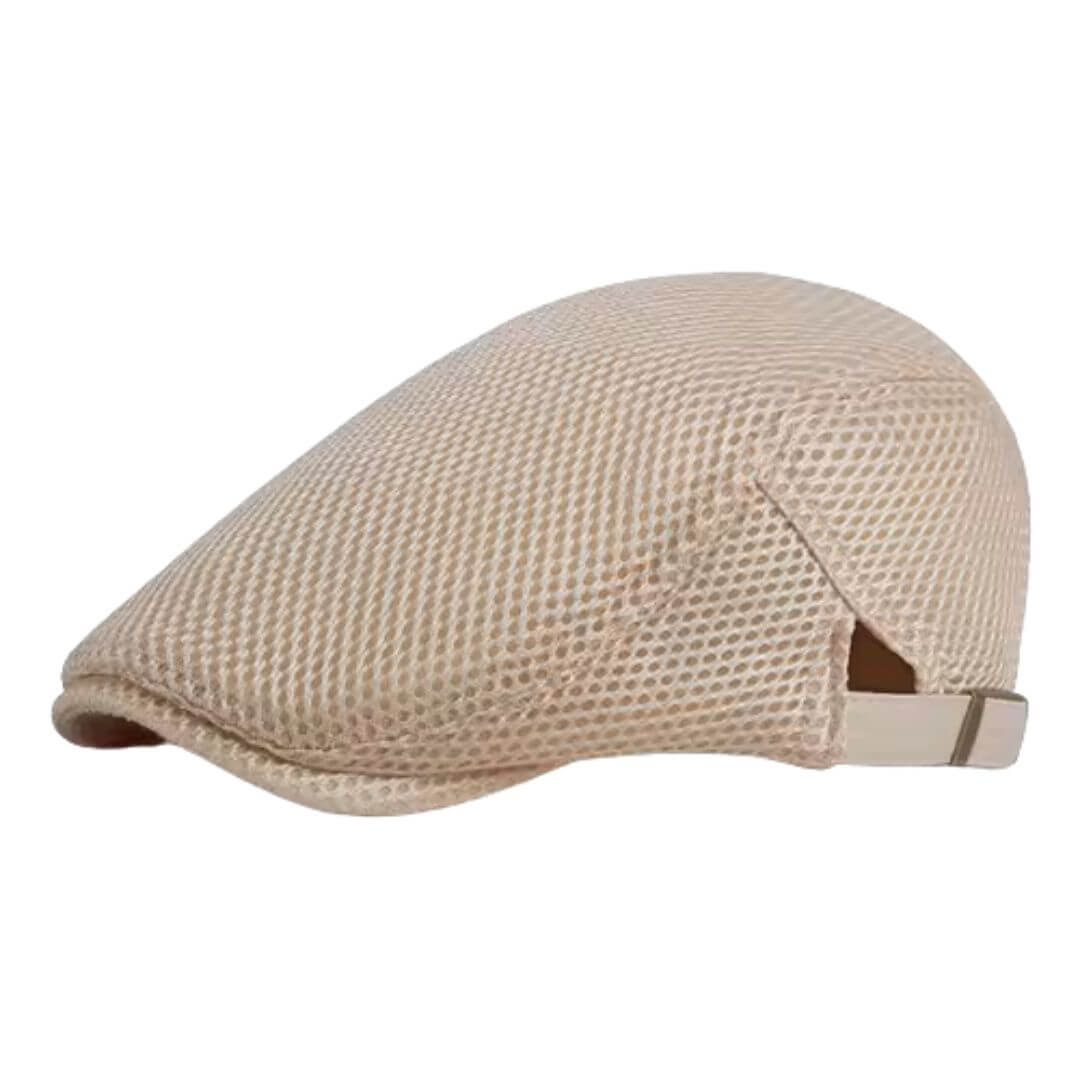 Mesh Acrylic Flat Cap – Breathable, Adjustable